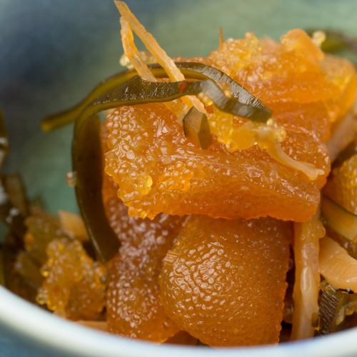 Herring roe pickled in Matsumae