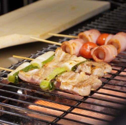 葦のや名物～炉端焼き～