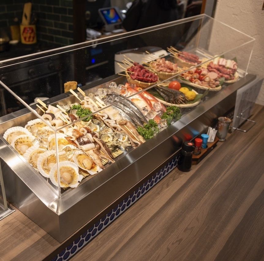 目の前で炉端焼きを楽しめる大人の隠れ家居酒屋 岐阜駅徒歩10分!