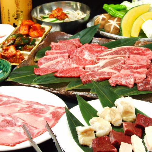 All-you-can-eat domestic beef 4,290 yen♪