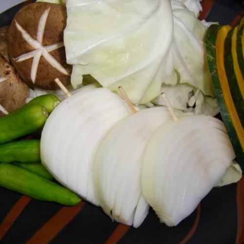 Assortment of 5 kinds of vegetables