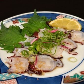 北海道　ゴマ油香る　水ダコの和風カルパッチョ