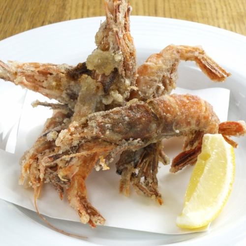 Deep-fried "Shrimp from the Sea of Japan"