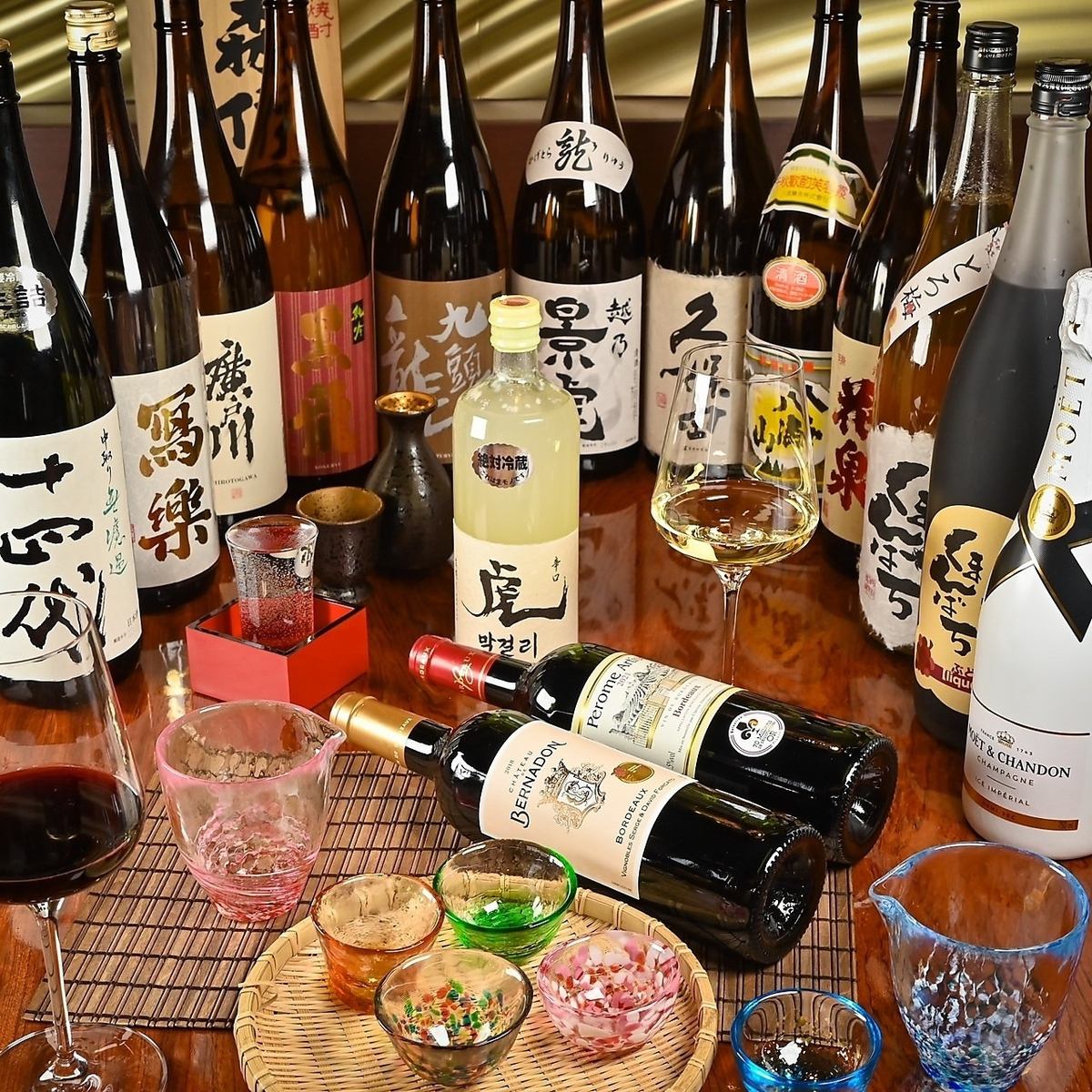 福島県で有名な日本酒を取り揃えております！「くまんばち」も◎