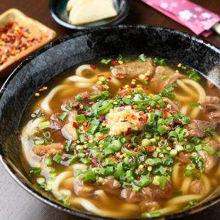 牛すじうどん