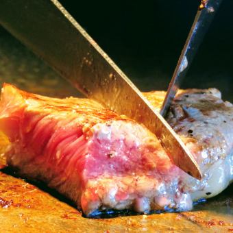 Kuroge Wagyu beef lean course 6,600 yen (tax included)