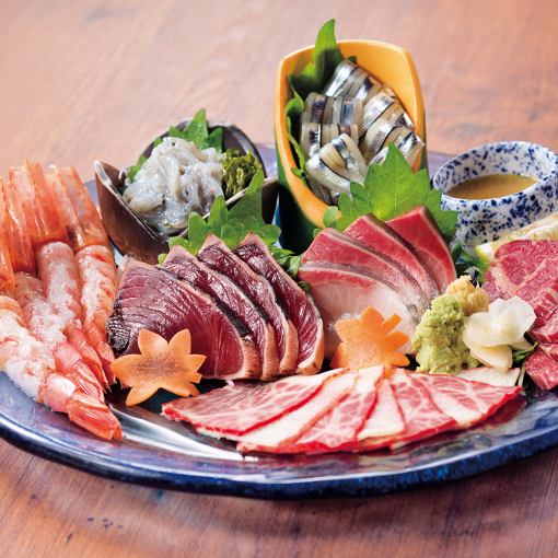 ☆[Special course] Kojigura special assortment of seven kinds and hot pot "Kirishima course" (9 dishes) 5,500 yen including all-you-can-drink