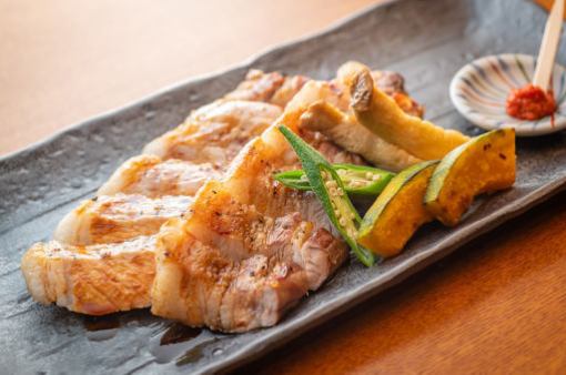 <Limited> Charcoal-grilled Kagoshima Kurobuta and Miyazaki Chicken Nanban! Course with all-you-can-drink! 8-course 4,500 yen course