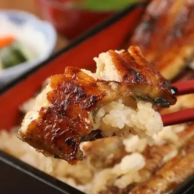 Eel is also available at lunchtime prices!