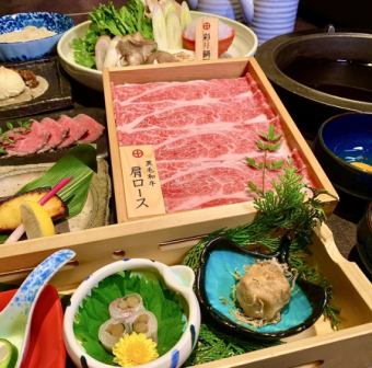 【期間限定】 黒毛和牛すき焼きコース『寿』 90分飲み放題付き