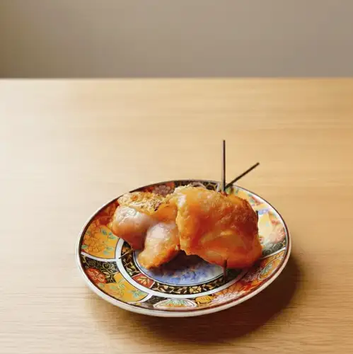 鶏ももの昆布〆焼き