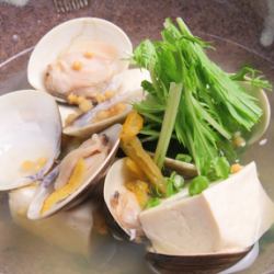 Lightly Stewed Clams and Tofu