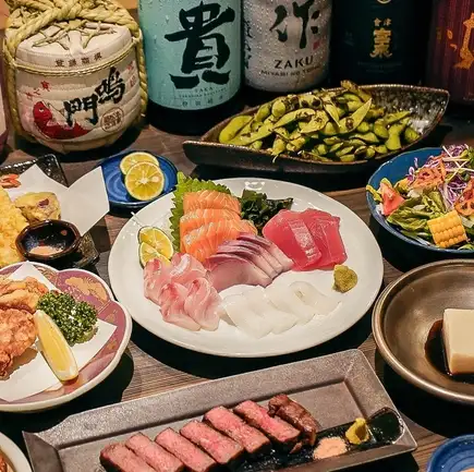 くずし和食Hananaの豪華お任せコース/2H飲放付/全10品/8,000円(税込)