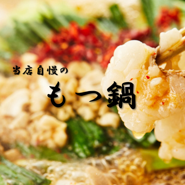 【人气正宗博多牛杂火锅】使用高级国产和牛牛杂的牛杂火锅，尽享神户博多的正宗美味♪