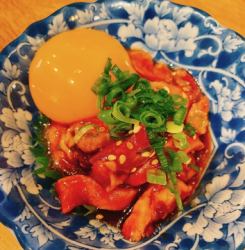 とろける牛タンユッケ