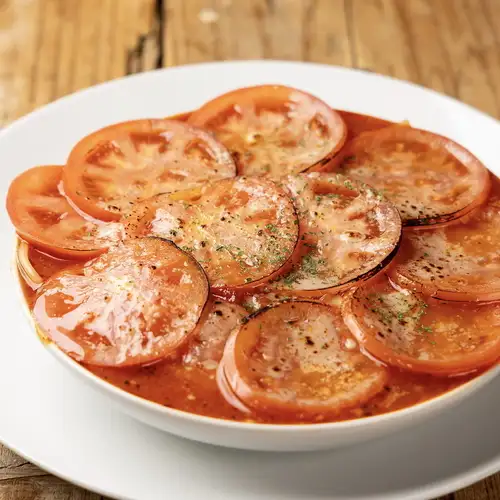 볶은 치즈와 토마토 유혹의 수프 파스타