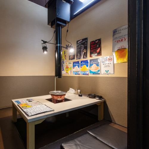 12名様迄の完全個室を完備