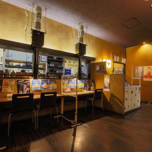 カウンター席全6席のご用意です。お一人様でもお気軽にご来店ください。