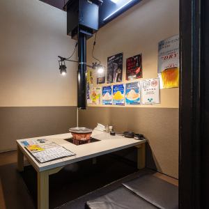 12名様まで収容可能な扉付きの完全個室も完備しております。