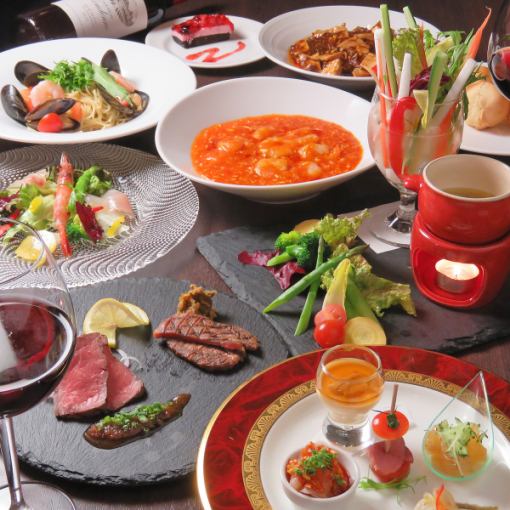 仙台特产牛肉包括osha精通奢华套餐!全部8件商品+额外冷饮120分钟,饮用¥5000日元