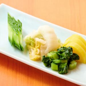 漬物の盛り合わせ
