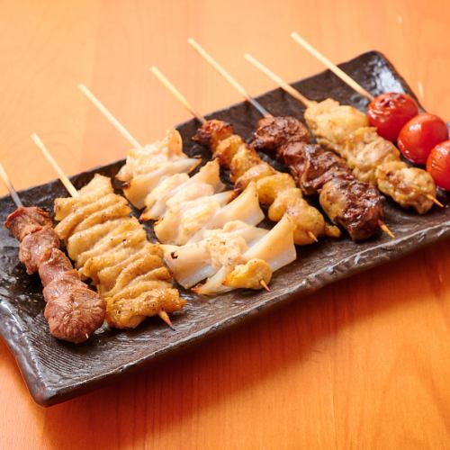 焼き鳥 七種盛り
