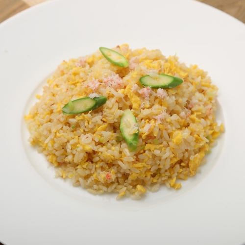 Crab meat fried rice