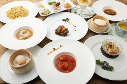 Enjoy a total of 10 dishes including our signature seafood dishes and dim sum ◆ Zhang Fei 4,800 course