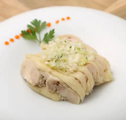 国产蒸鸡冷盘