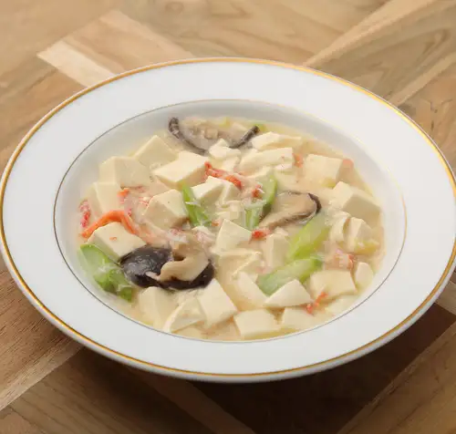 红烧豆腐蟹肉