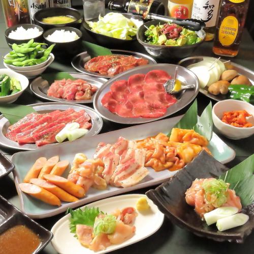 Yakiniku courses that are perfect for parties start from 3,000 yen