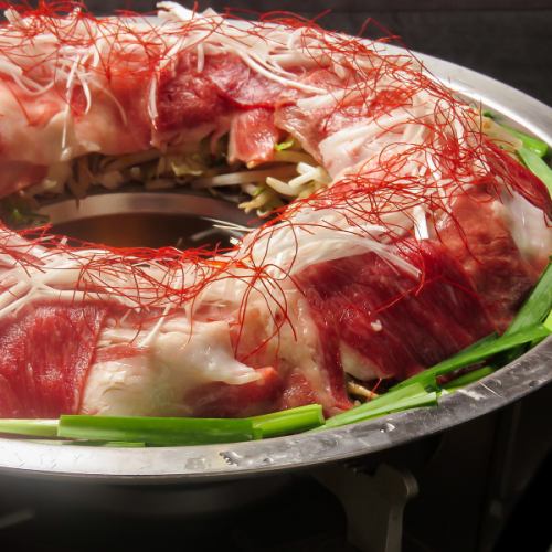 大人気肉炊き鍋！