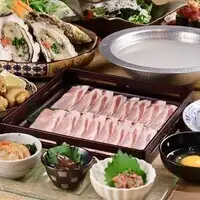 【ランチ限定】栗豚のしゃぶしゃぶ付き2,500円。