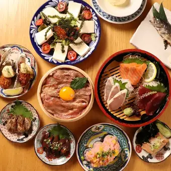 【日～木限定！幹事様必見！2時間飲み放題付き♪得得コース】3480円⇒2980円