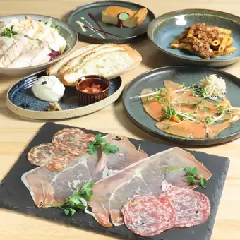 【7～12名用】 お店の定番♪お手軽コース◆全６品（お料理5品+デザート） 