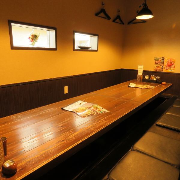 【A large number of people OK ♪ Digging private room】 We offer a large number of calm wood space recommended for welcome party · farewell party ♪ As it is possible to use up to 26 people, for a banquet with a large number You can use it for your company's welcome party and your family's relaxation.