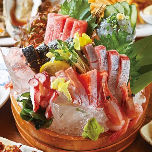 Enjoy fresh fish delivered directly from the market every day!