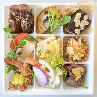 [Great for company gatherings! A special lunch box made with carefully selected ingredients] Luxurious lunch box made with Niigata ingredients ¥3000