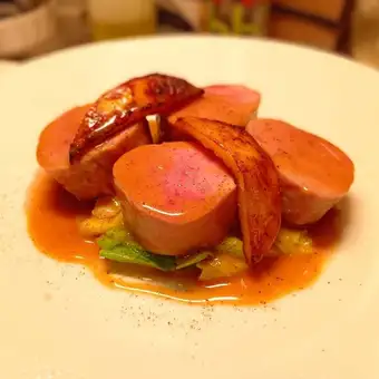 乳飲み仔牛のロースト シードルソース