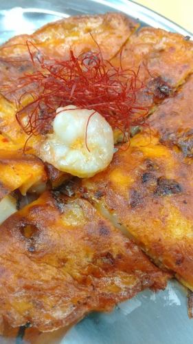 Seafood kimchi chijimi