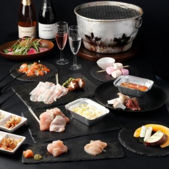 【デリシャスコース】当店自慢の国産地鶏チーズフォンデュ3時間飲み放題【10品5000円(税込)】