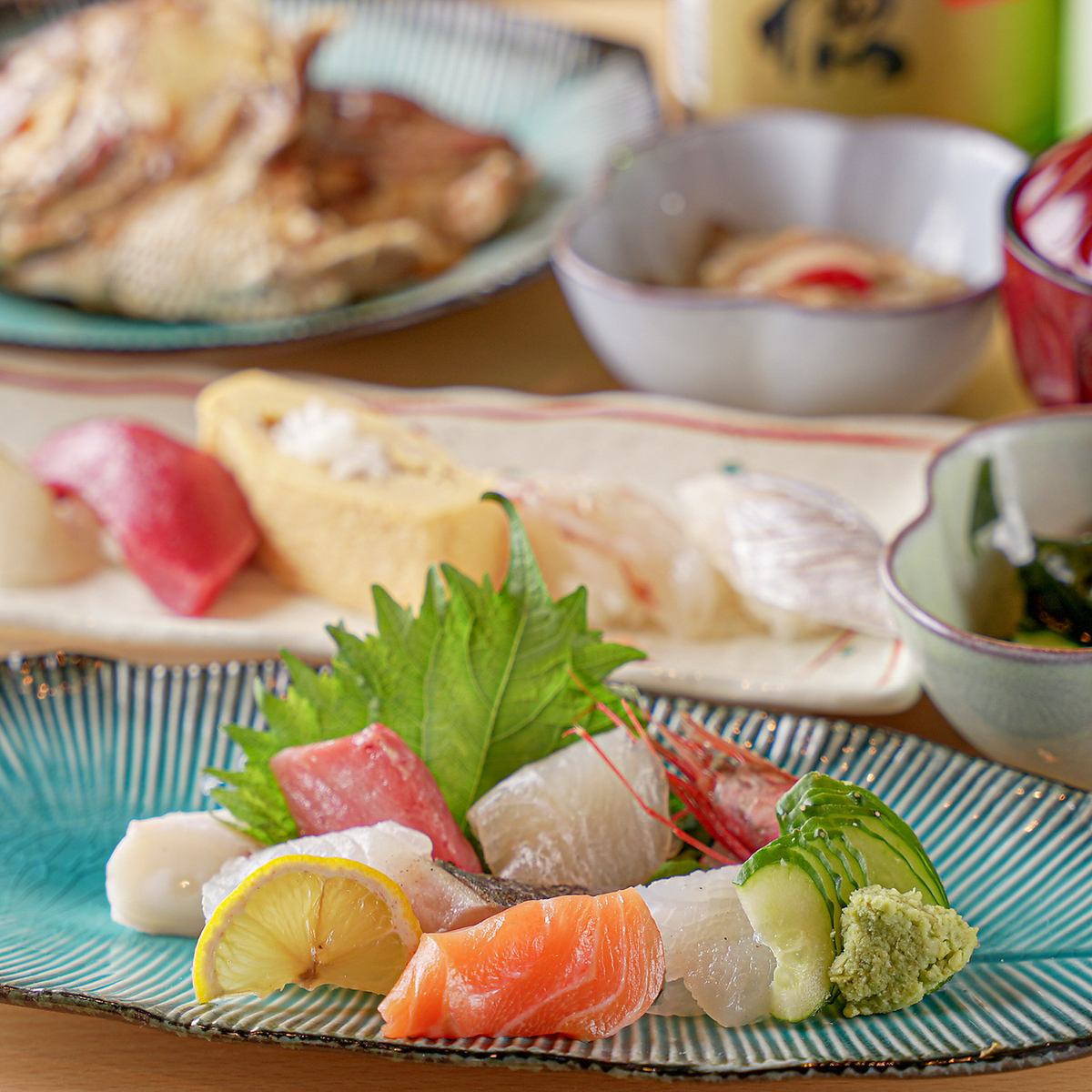 [3 minutes walk from Sakaisuji Honmachi Station] We offer sushi made with seasonal seafood at reasonable prices!