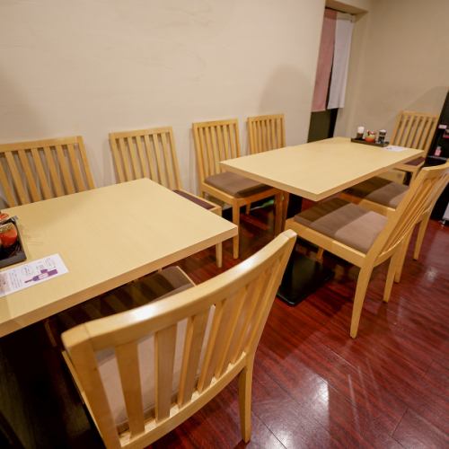 The spacious table seats are perfect for any type of party!