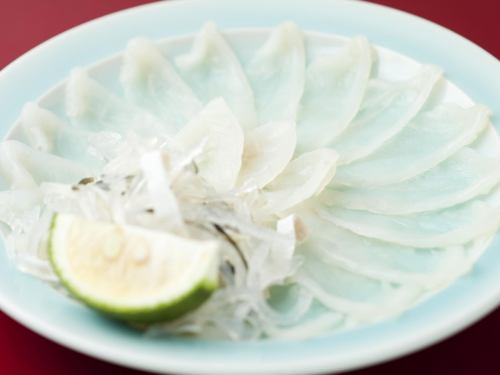 Fugu sashimi
