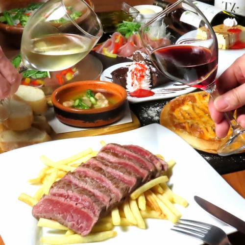 ワイン×チーズ×肉