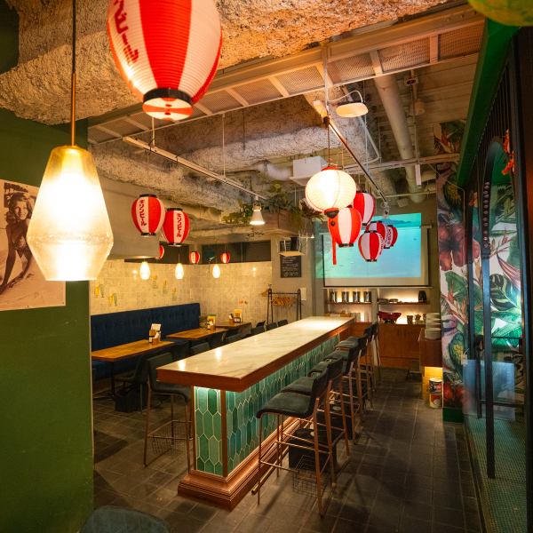 【横浜駅徒歩3分】本格タイ料理をおしゃれな店内でカジュアルに楽しめるネオタイ居酒屋！フルムーンブリューワークスのタイ産クラフトビールも楽しめます♪本格タイ料理×アジアン料理を楽しむのはもちろんのこと、歓送迎会・結婚式二次会などpartyシーンでのご利用にもぴったり。