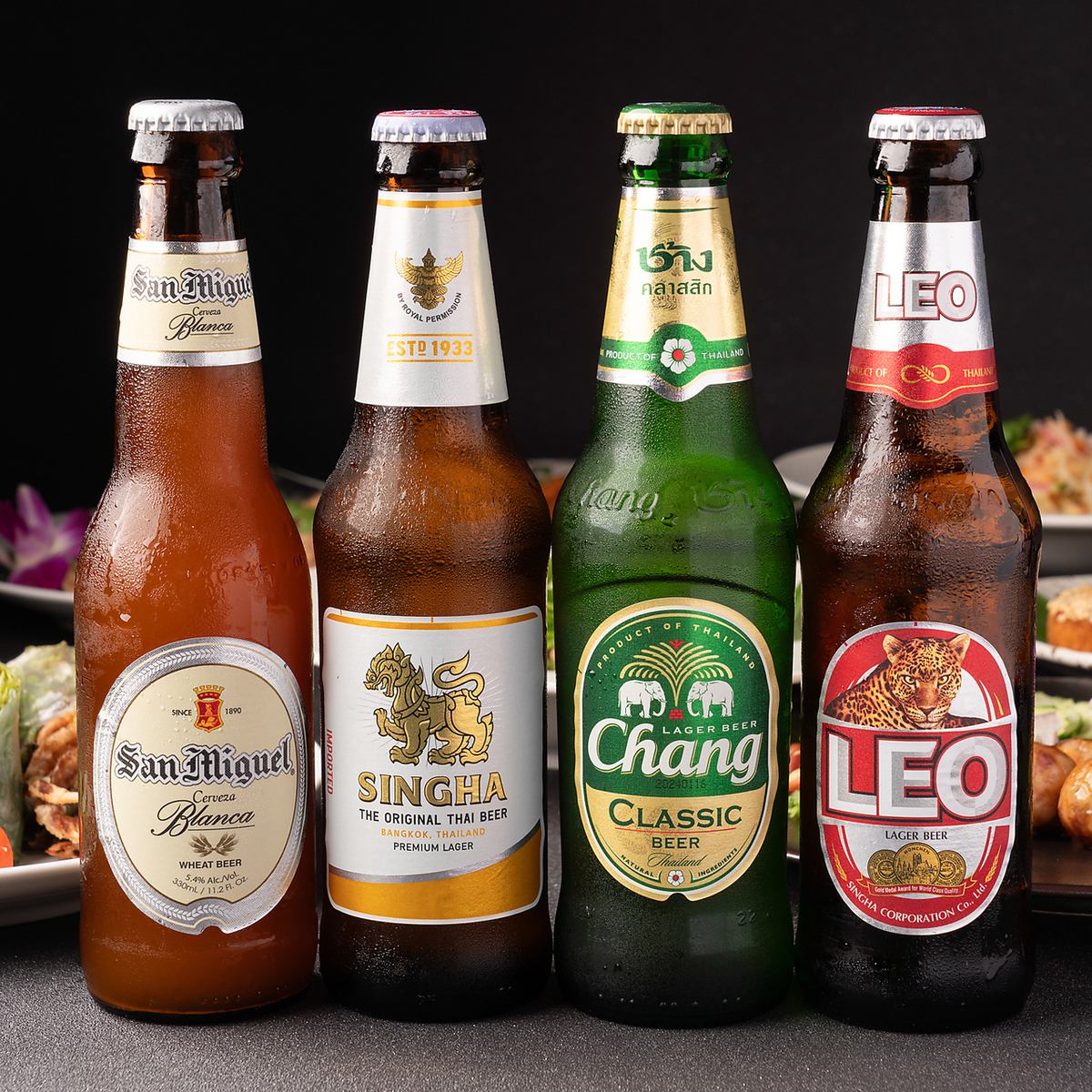 タイビールも飲み放題に！ハッピーアワーも人気です！