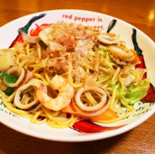 あごだしシーフード焼きそば