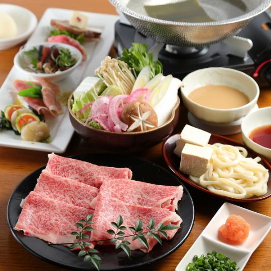 近江牛フェア！近江牛しゃぶしゃぶコース12000円(税込)