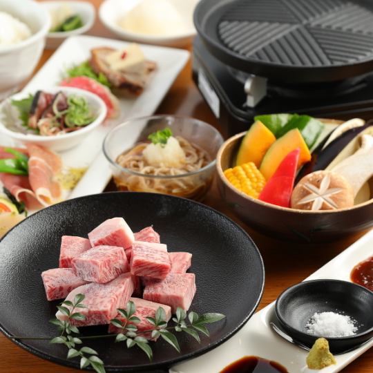 近江牛フェア！近江牛鉄板焼きコース10000円(税込)
